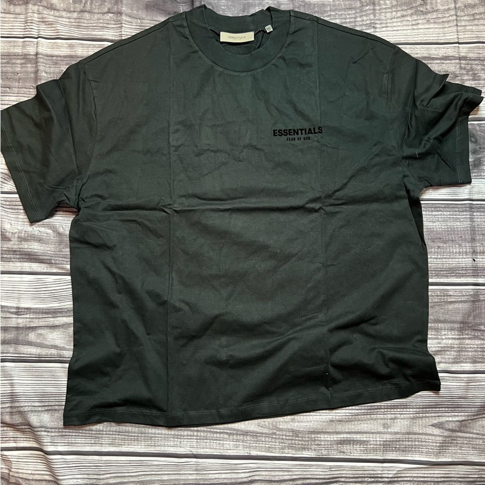 Essentials Dark Green Short Sleeve Tee